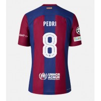 Pánský Fotbalový dres Barcelona Pedri Gonzalez #8 2023-24 Domácí Krátký Rukáv
